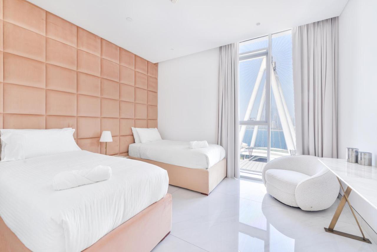 Spectacular 3 Bedroom Condo With Maids Room Facing The Dubai Eye Exterior foto