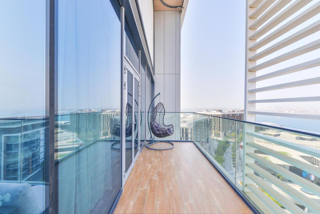 Spectacular 3 Bedroom Condo With Maids Room Facing The Dubai Eye Exterior foto